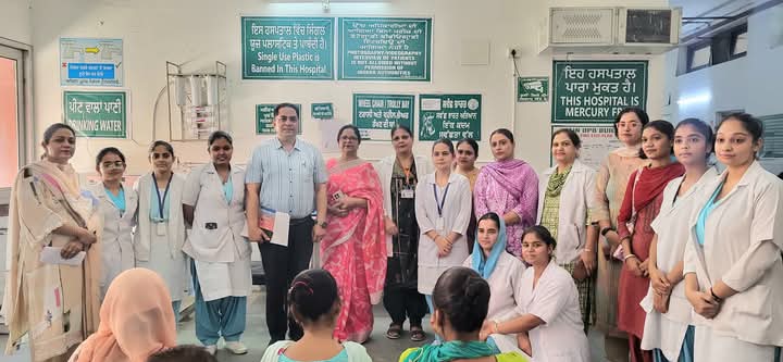 High blood pressure awareness drama organized at Civil Hospital Hoshiarpur.